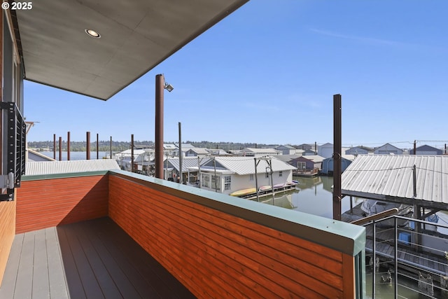 2901 NE Marine Dr Unit C-23, Portland, OR 97211 - balcony featuring a water view