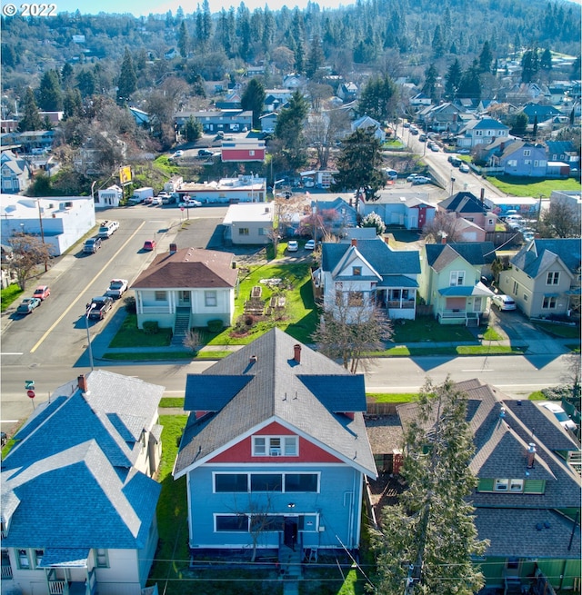 view of aerial view
