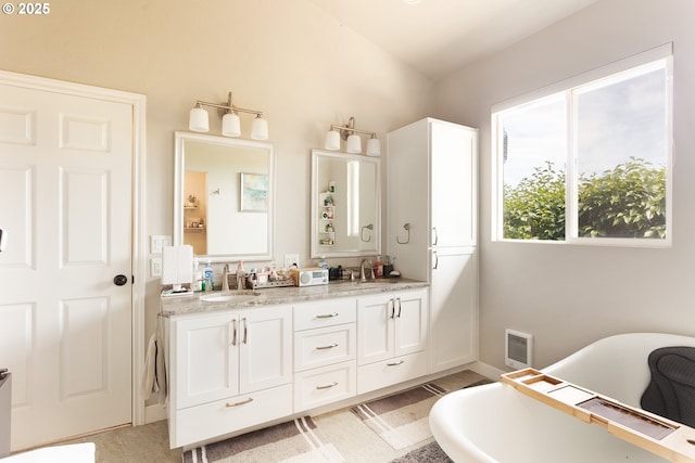 33423 Timber Ln, Eugene, OR 97405 - full bath featuring a freestanding tub and double vanity