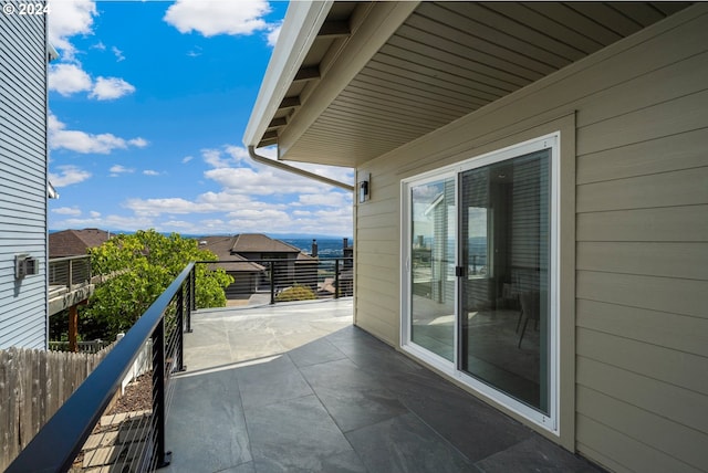 balcony featuring a sunroom