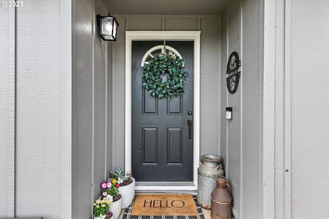 view of entrance to property