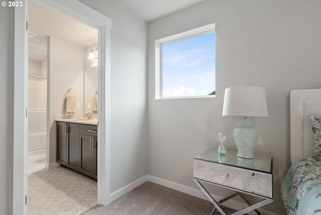 1647 N Millican Creek St, Lafayette, OR 97127 - bedroom with light colored carpet and ensuite bath
