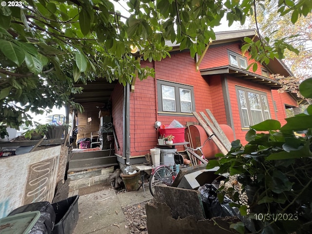 view of rear view of house