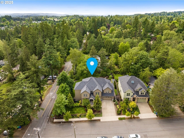 4425 SW 47th Dr, Portland, OR 97221 - bird's eye view of a forest