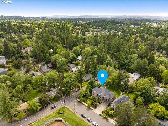 4425 SW 47th Dr, Portland, OR 97221 - aerial view of a forest