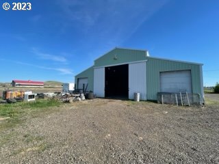 view of shed / structure featuring a garage