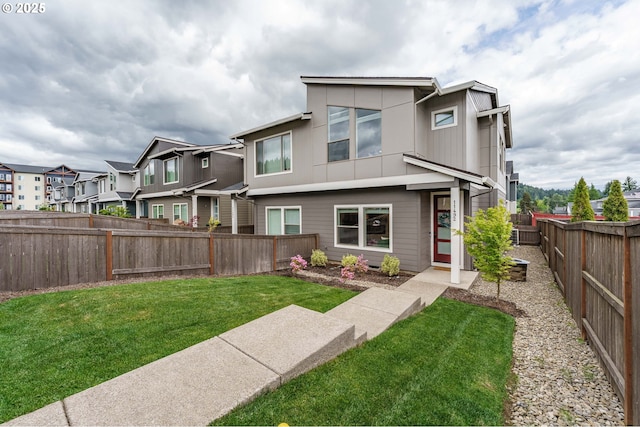 11492 SE Mt Talbert Ave, Happy Valley, OR 97086 - view of front of property with board and batten siding and a residential view