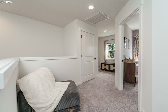 11492 SE Mt Talbert Ave, Happy Valley, OR 97086 - sitting room featuring carpet, recessed lighting, and baseboards
