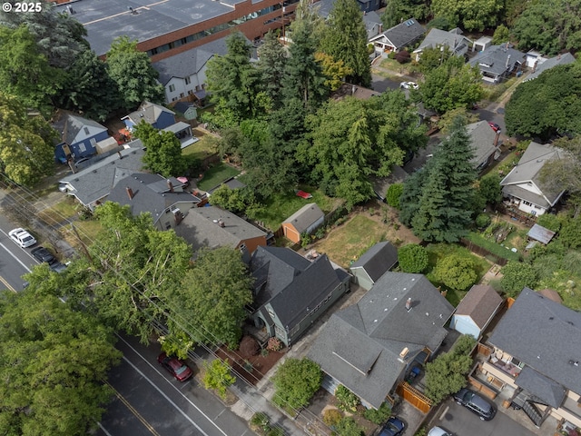 1405 NE 47th Ave, Portland, OR 97213 - aerial view of property and surrounding area with nearby suburban area