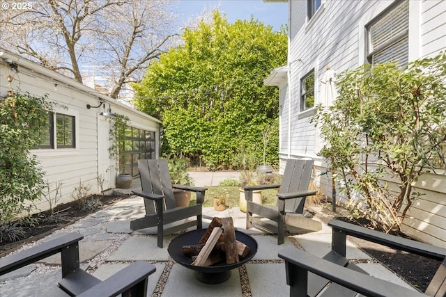 view of patio