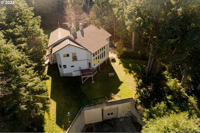 view of drone / aerial view