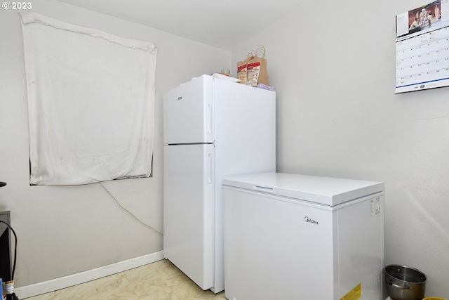 view of laundry area