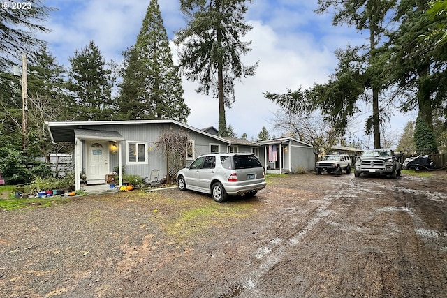 view of manufactured / mobile home