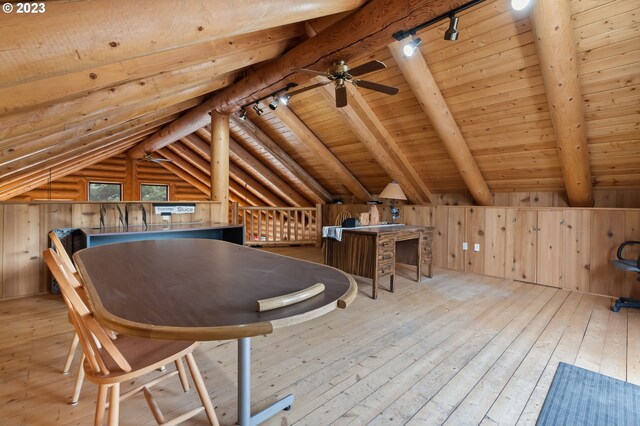 363 S Mill St, Sumpter, OR 97877 - view of unfinished attic