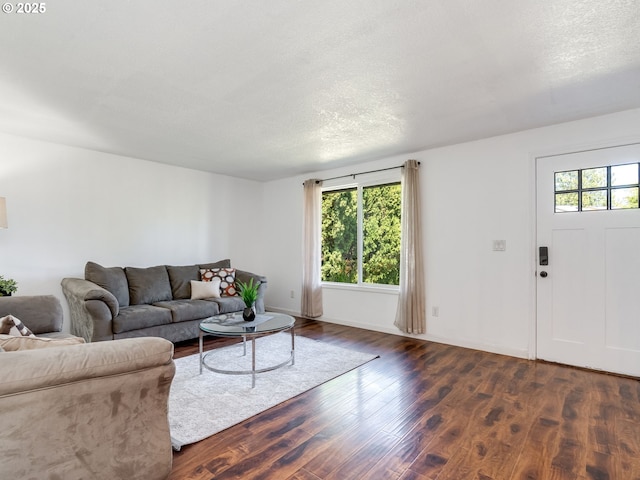 10204 NE 6th Ave, Vancouver, WA 98685 - living area featuring wood finished floors and baseboards