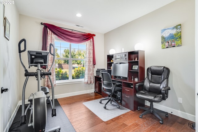 10703 NW Glenmore Way, Portland, OR 97229 - office space with wood finished floors and recessed lighting