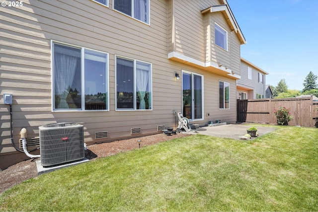 10703 NW Glenmore Way, Portland, OR 97229 - back of property with a patio and crawl space