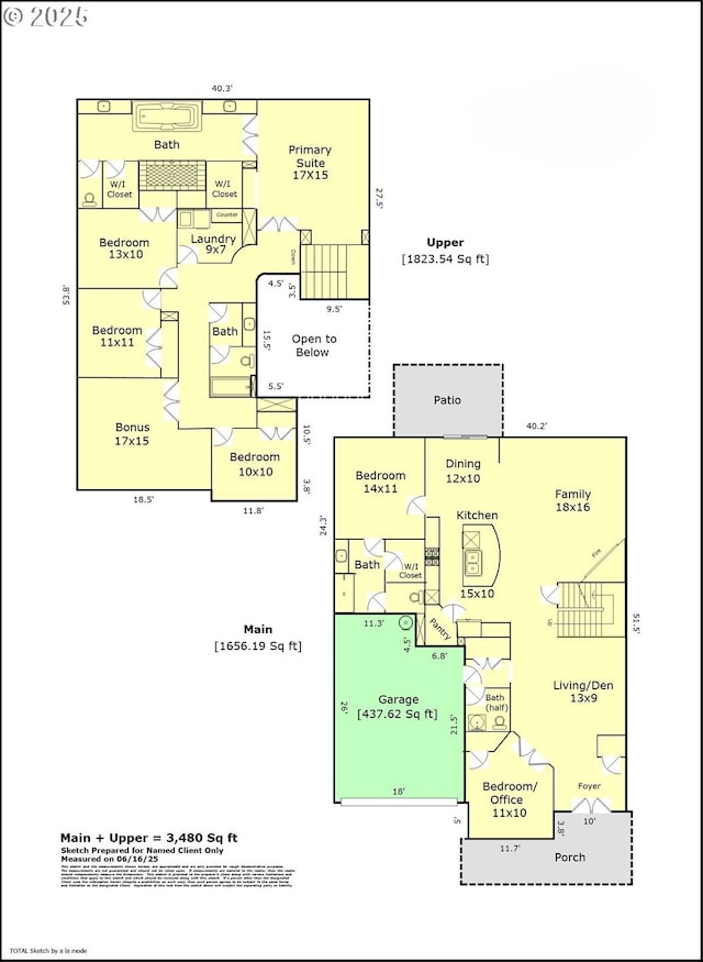 10703 NW Glenmore Way, Portland, OR 97229 - view of property floor plan