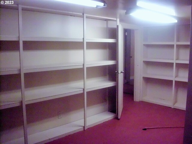 view of storage room