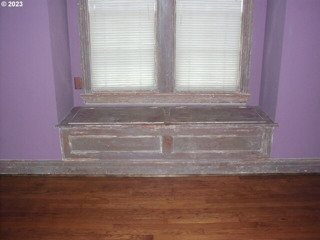 interior details featuring hardwood / wood-style floors