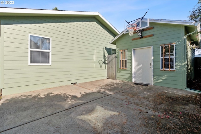 rear view of house featuring a patio