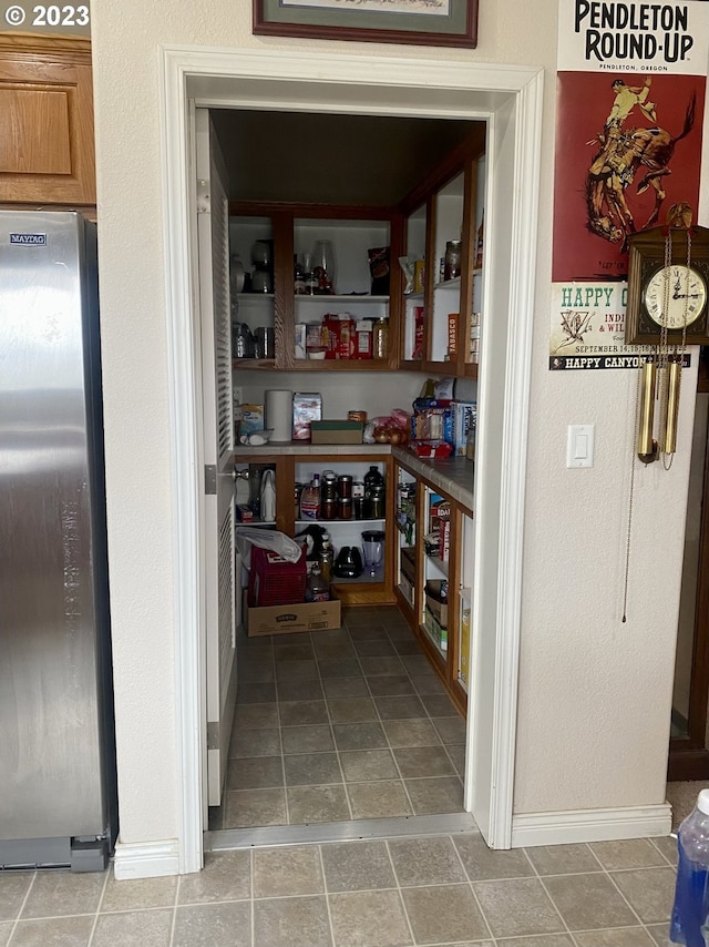 view of pantry