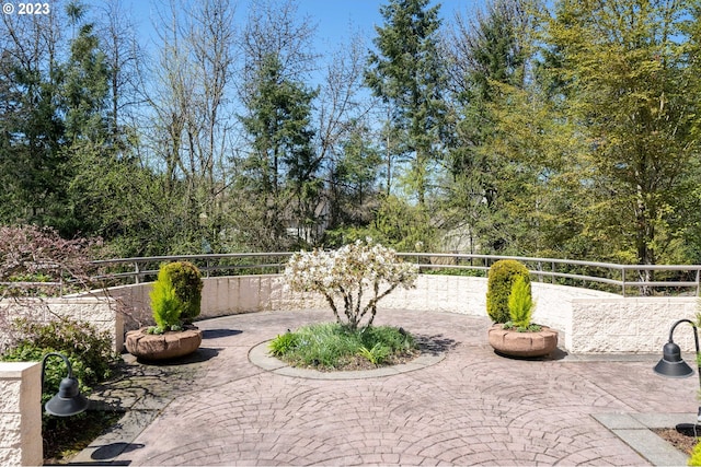 view of patio