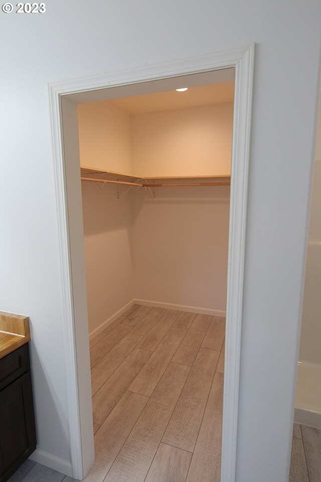 view of closet