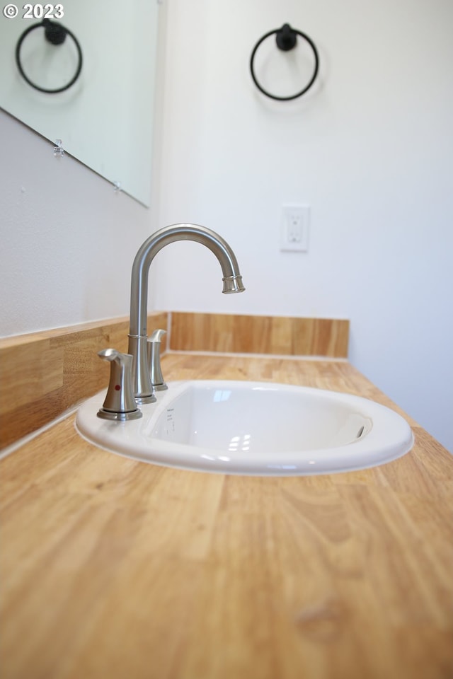 room details with a sink