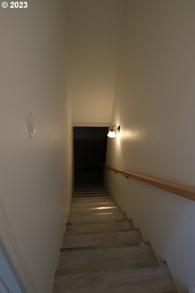 view of stairs