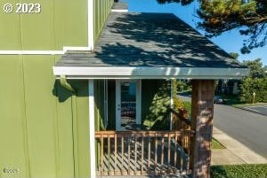 entrance to property with a porch