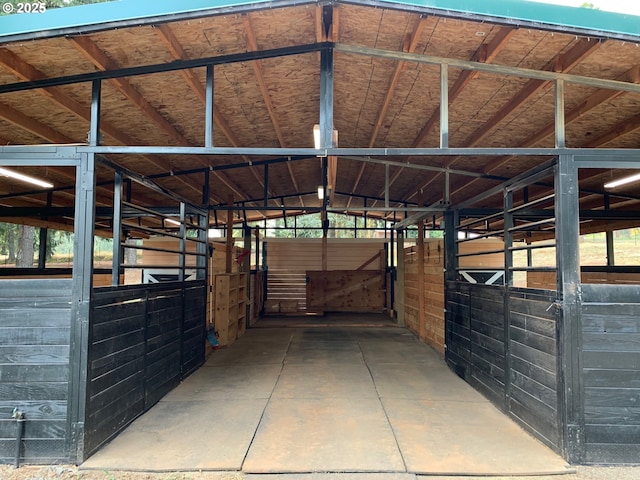 view of stable