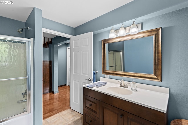 9440 SW Washington Dr, Portland, OR 97223 - full bath featuring vanity and shower / bath combination with glass door