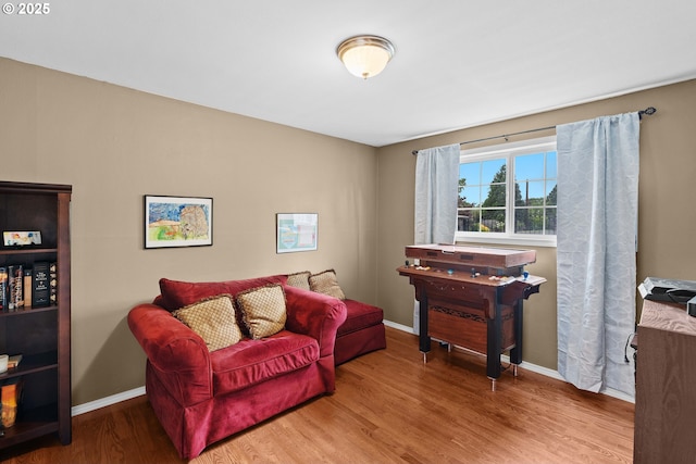 9440 SW Washington Dr, Portland, OR 97223 - sitting room with wood finished floors and baseboards