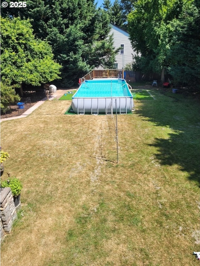 9440 SW Washington Dr, Portland, OR 97223 - view of swimming pool with a lawn