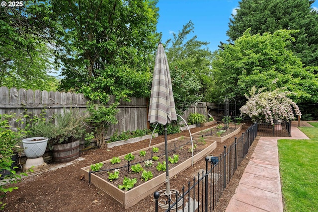 9440 SW Washington Dr, Portland, OR 97223 - view of yard featuring a vegetable garden