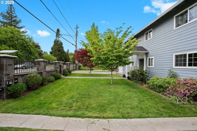 view of yard