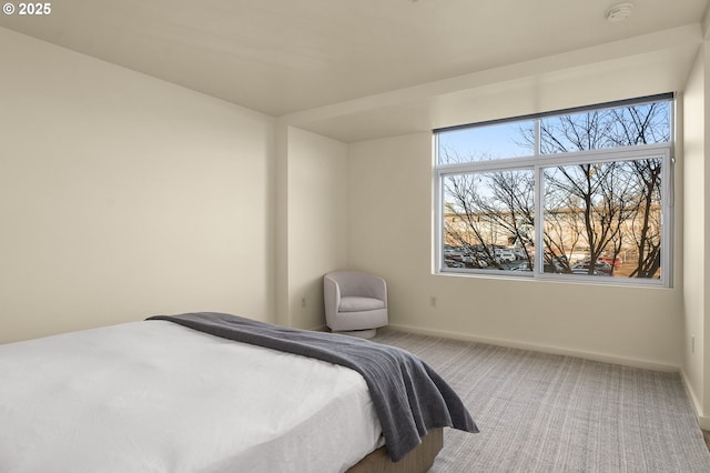 bedroom featuring carpet floors