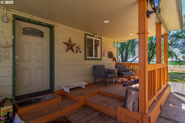 78613 Powerline Rd, Hermiston, OR 97838 - view of wooden porch