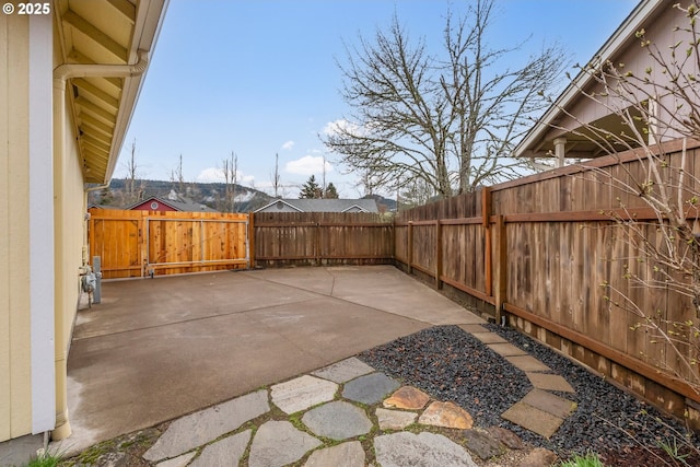 view of patio / terrace featuring a fenced backyard