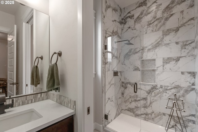 5786 NW Hood Loop, Camas, WA 98607 - full bathroom with a marble finish shower and vanity