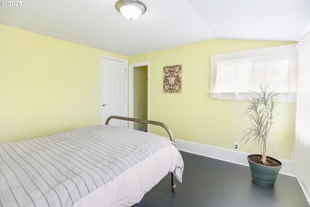 6308 SE 93rd Ave, Portland, OR 97266 - bedroom featuring baseboards and vaulted ceiling