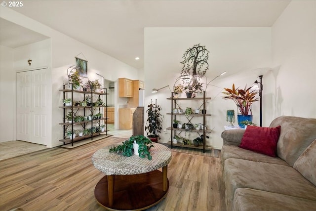 853 NE Cobblestone Ct, Prineville, OR 97754 - living area with light wood finished floors and recessed lighting