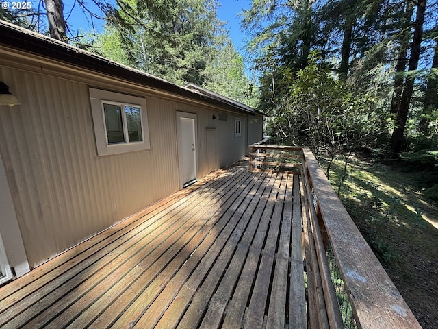 5336 Buckskin Bob, Florence, OR 97439 - view of wooden terrace