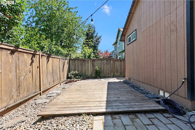 3647 Lodenquai Ln, Eugene, OR 97404 - deck featuring a fenced backyard