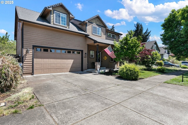 3647 Lodenquai Ln, Eugene, OR 97404 - craftsman-style house featuring concrete driveway