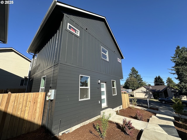 4809 SE Ina Ave, Milwaukie, OR 97267 - view of property exterior with board and batten siding