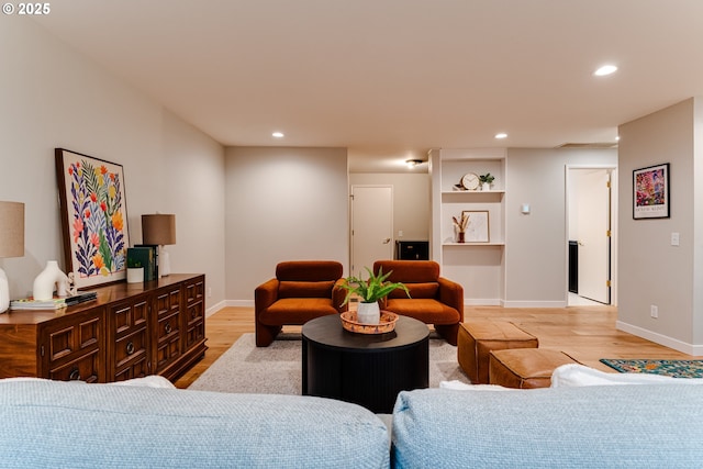 2915 Chuckanut St, Eugene, OR 97408 - living room with light wood-type flooring and recessed lighting