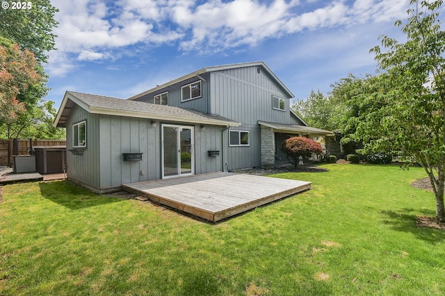 2915 Chuckanut St, Eugene, OR 97408 - rear view of house featuring a deck