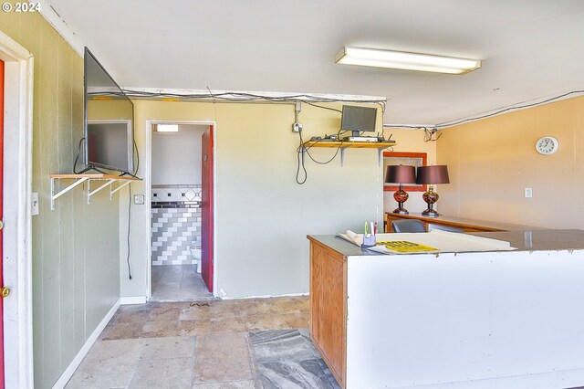 spare room featuring hardwood / wood-style floors